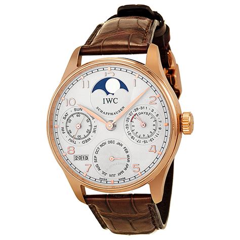 IWC Portuguese Perpetual Calendar 18kt Rose Gold .